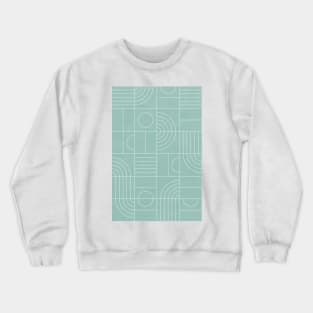 My Favorite Geometric Patterns No.25 - Light Blue Crewneck Sweatshirt